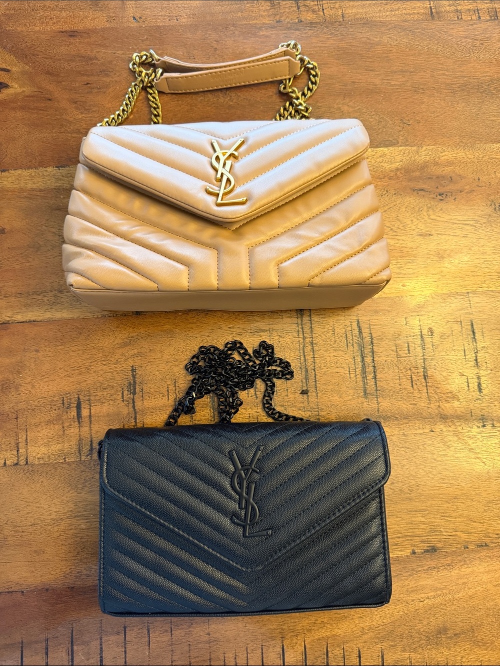 2 purses.  1 black and 1 tan (read notes)
